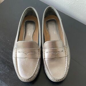 Eastland Metallic Silver Penny Loafers